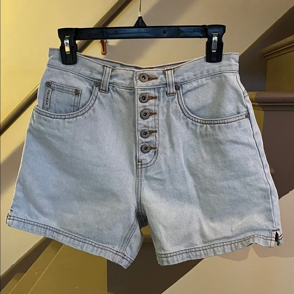 Vintage Nevada Light Wash Jean Shorts - Picture 1 of 5
